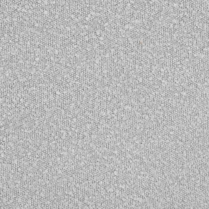 21.3" Round Japandi Ottoman Footstool - Boucle Fabric, Rubberwood Legs, Foam Padded, Cream/Grey Options, Modern Minimalist Style