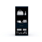 Modern 3-Sectional Wardrobe Closet Set - 6 Drawers, 12 Cubbies, Soft Close Doors, 107.94"L x 81.3"H x 21.65"D Storage System