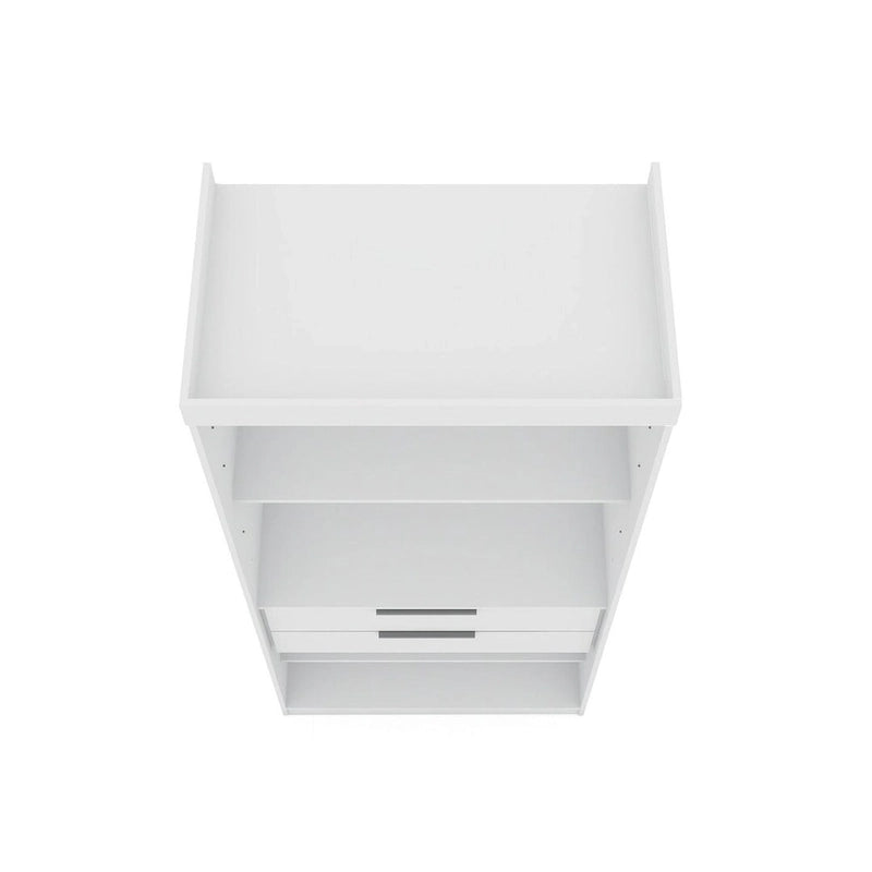 Modern 3-Sectional Wardrobe Closet Set - 6 Drawers, 12 Cubbies, Soft Close Doors, 107.94"L x 81.3"H x 21.65"D Storage System