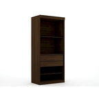 Modern 3-Sectional Wardrobe Closet Set - 6 Drawers, 12 Cubbies, Soft Close Doors, 107.94"L x 81.3"H x 21.65"D Storage System
