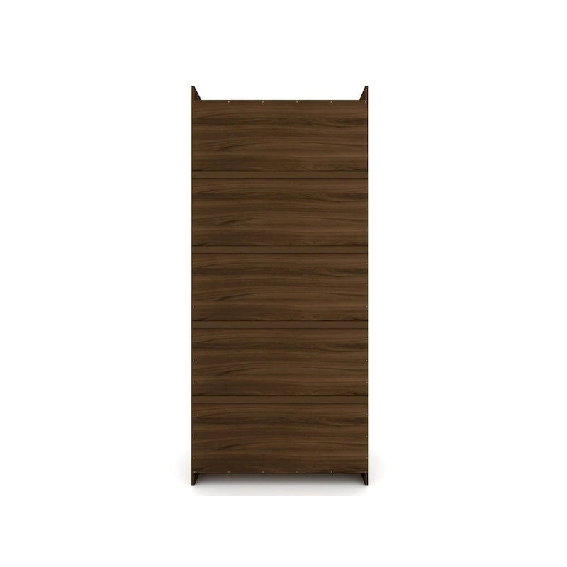 Modern 3-Sectional Wardrobe Closet Set - 6 Drawers, 12 Cubbies, Soft Close Doors, 107.94"L x 81.3"H x 21.65"D Storage System