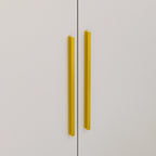 Modern Wooden Wardrobe Closet with 2 Doors, 2 Drawers & Hanging Rail - 70.9"H x 31.5"W x 19.1"D Storage Armoire