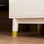 Modern Wooden Wardrobe Closet with 2 Doors, 2 Drawers & Hanging Rail - 70.9"H x 31.5"W x 19.1"D Storage Armoire