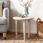 SAFAVIEH Adolfa Carved Side Table - 17 x 17 x 18 - 17Wx17Dx18H